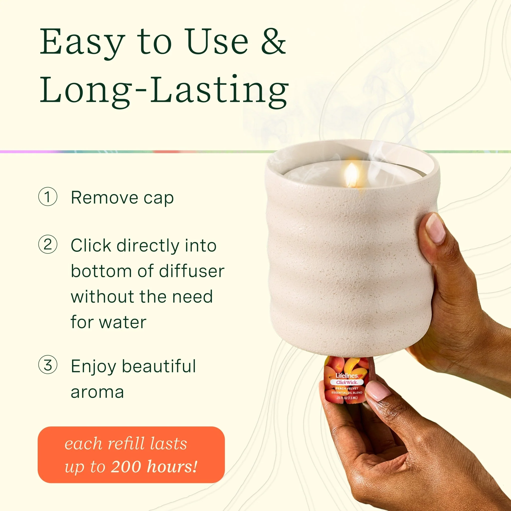 ClickWick® 7.5ml Single - Peach Velvet - Image 4