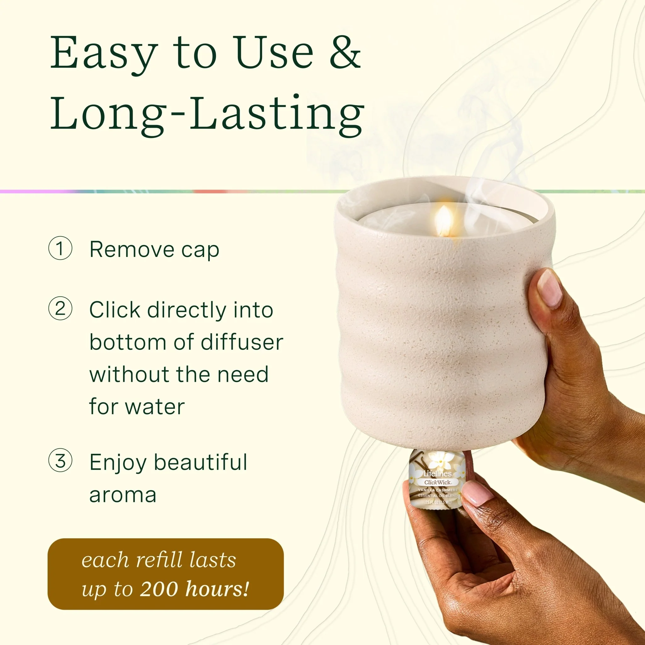 ClickWick® 7.5ml Single - Vanilla Cashmere - Image 4