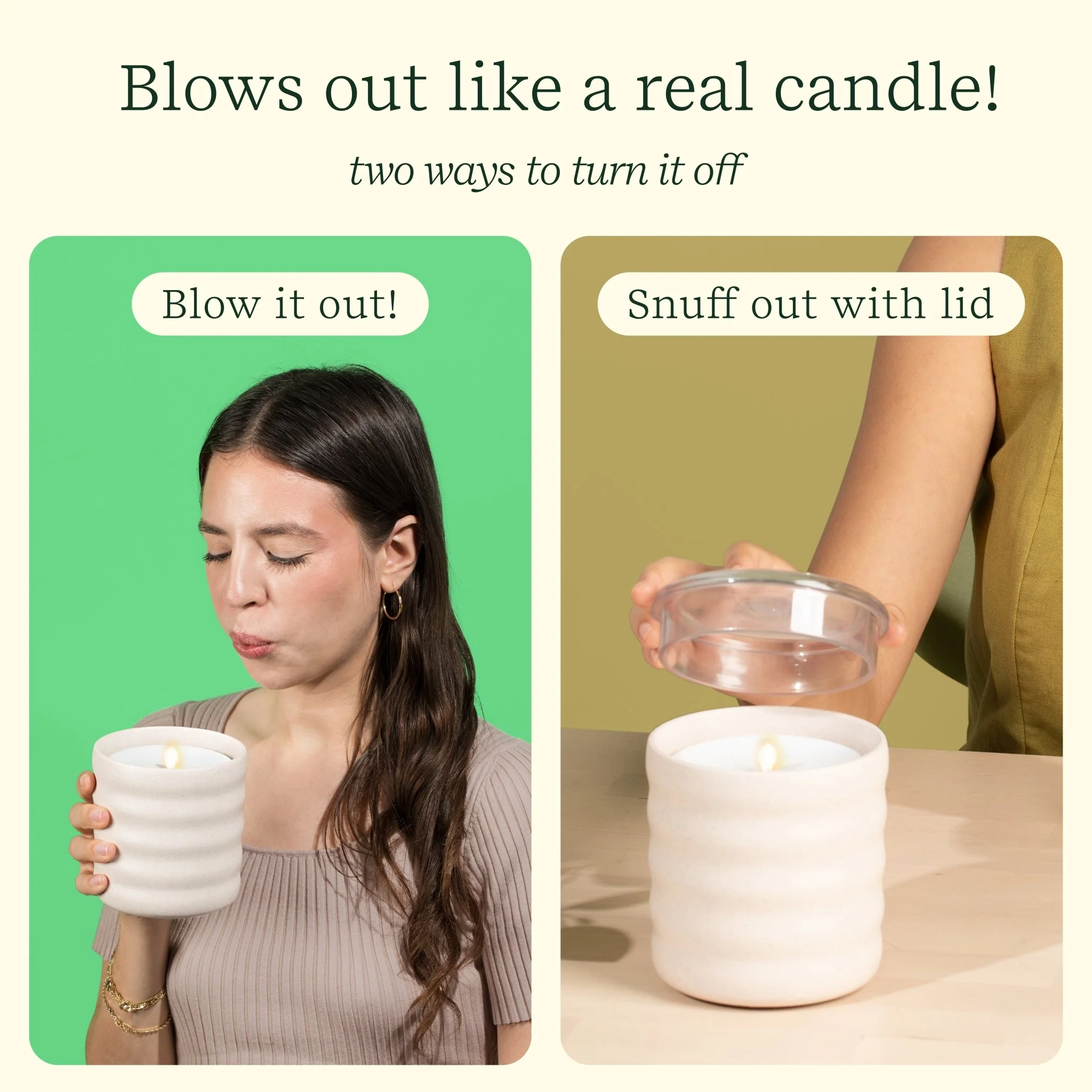 Flameless Candle Diffuser - Bubble Cream - Image 4