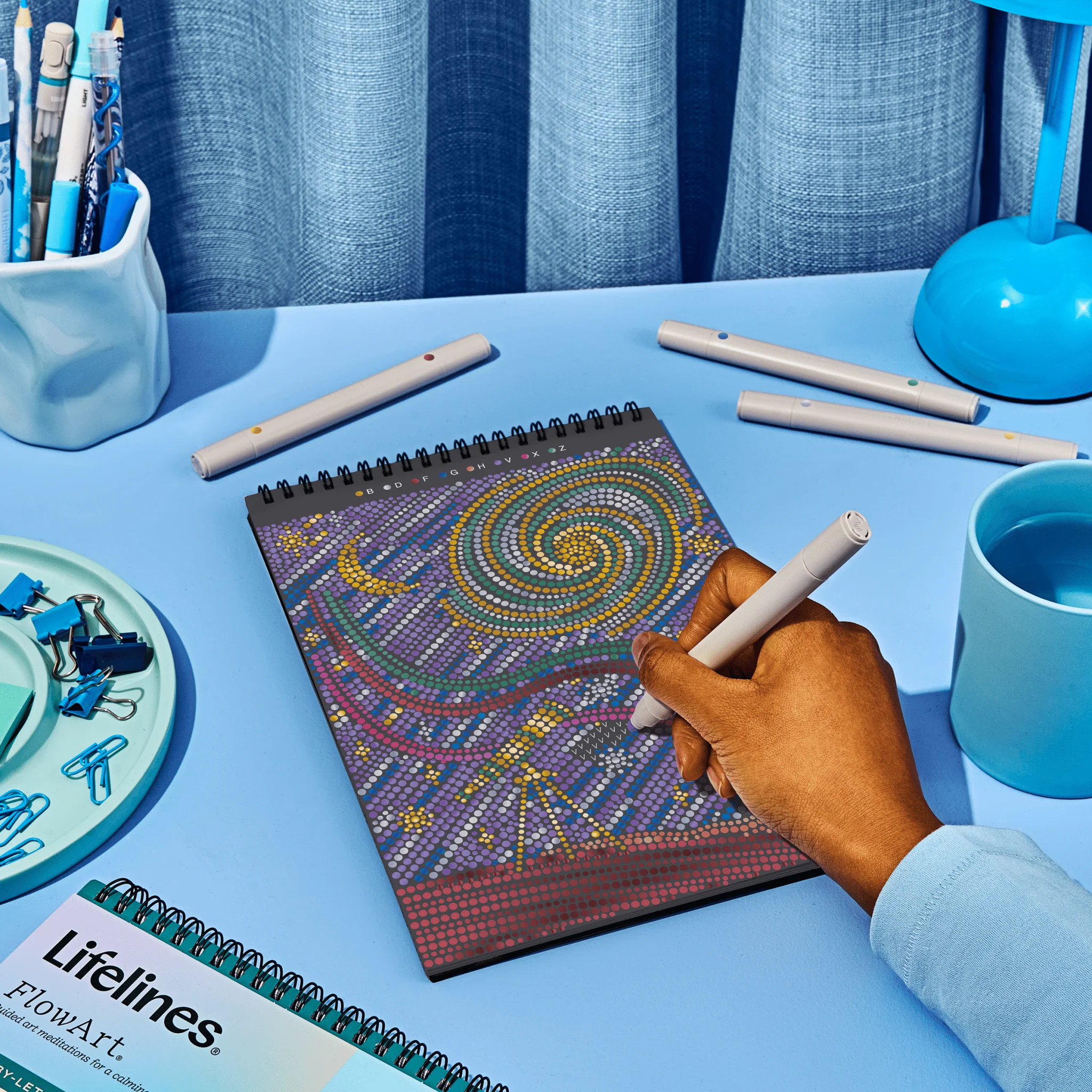 FlowArt® - Dot-By-Letter, Into the Galaxy - Metallic Ink - Image 4