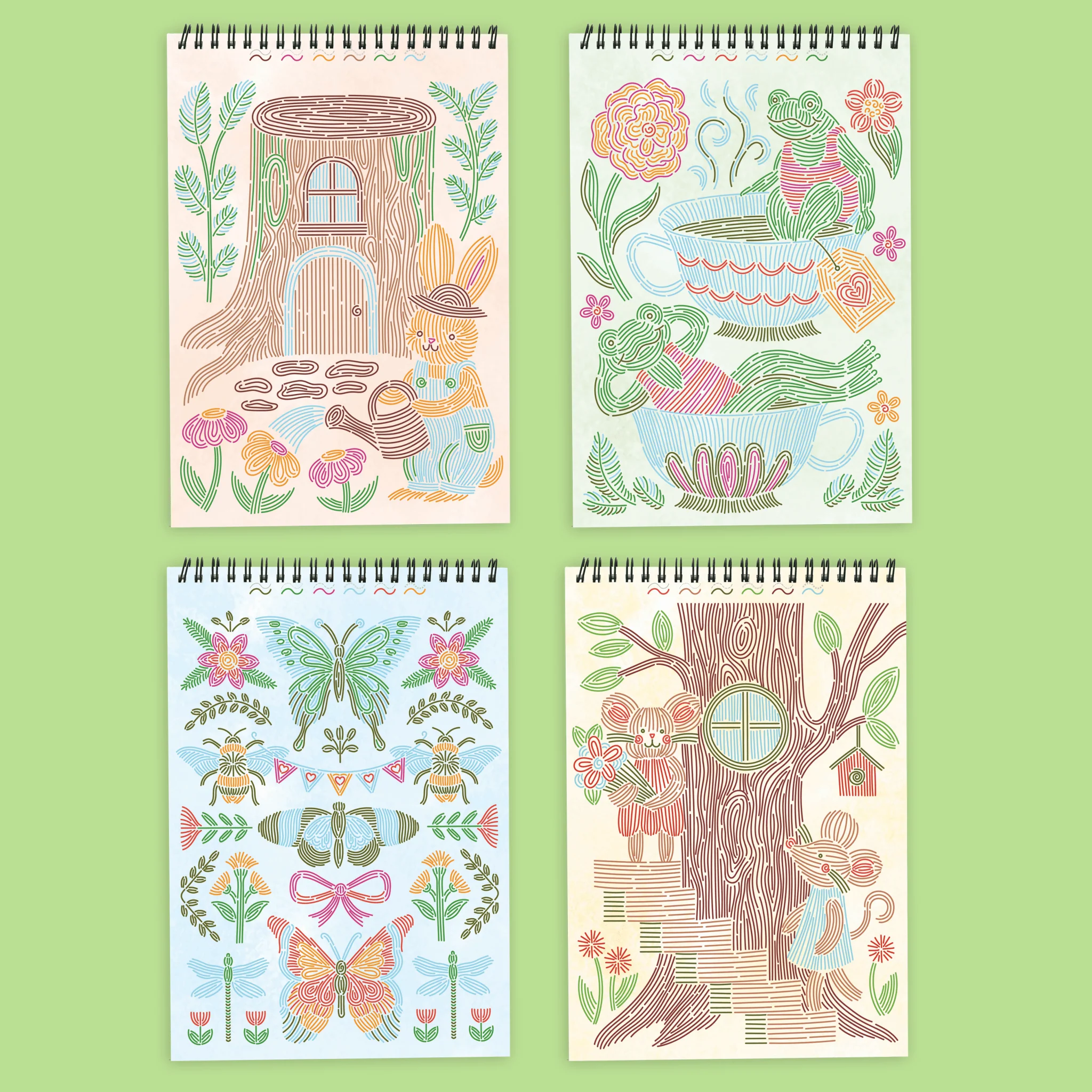 FlowArt® - Trace-By-Line, Woodland Whimsy - Image 3