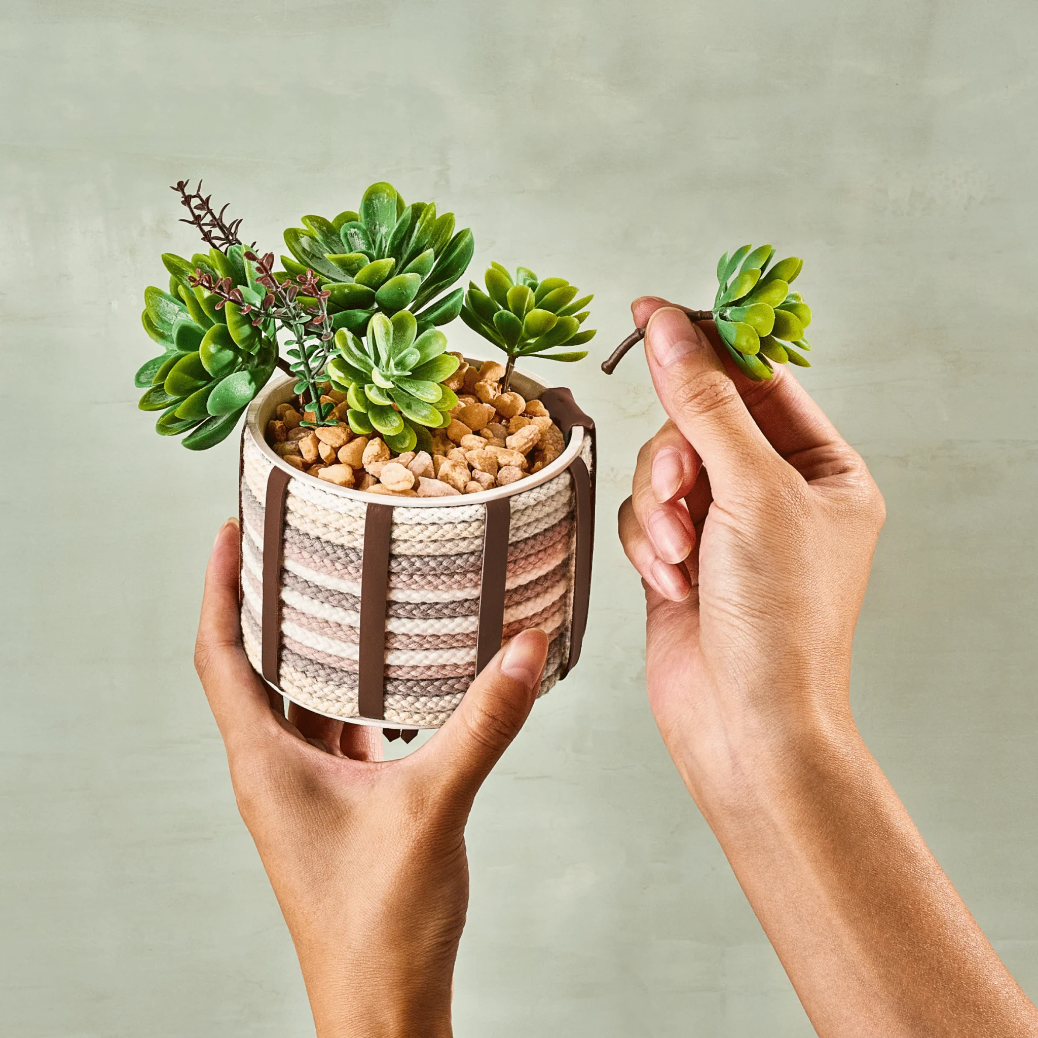 FlowCrafts: Cord-Wrapped Planters - Image 3