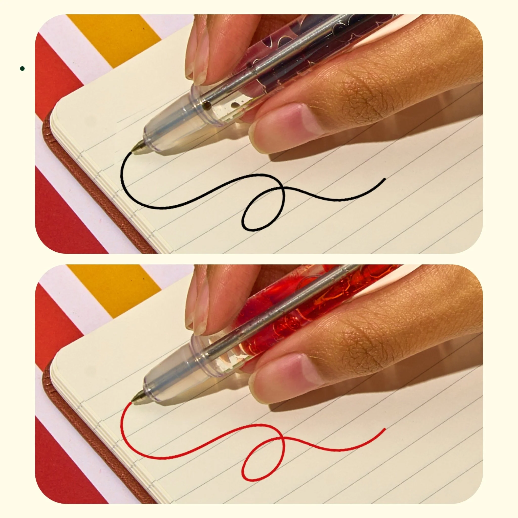 Scented Lava Pen 2 Pack - Black/Red - Image 3