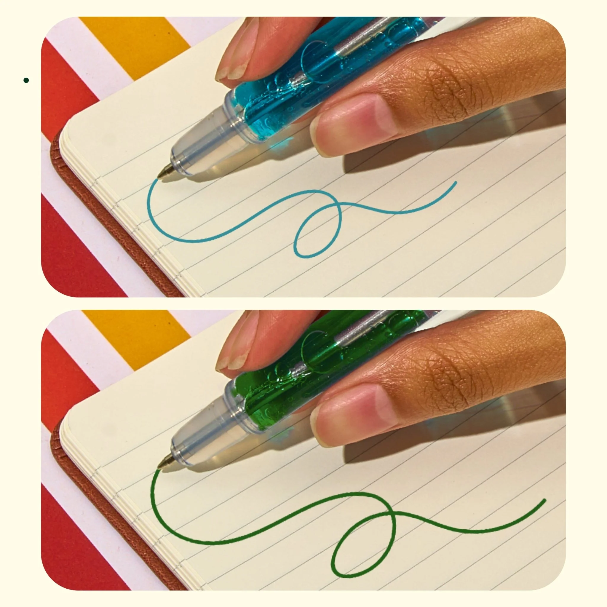 Scented Lava Pen 2 Pack - Blue/Green - Image 3