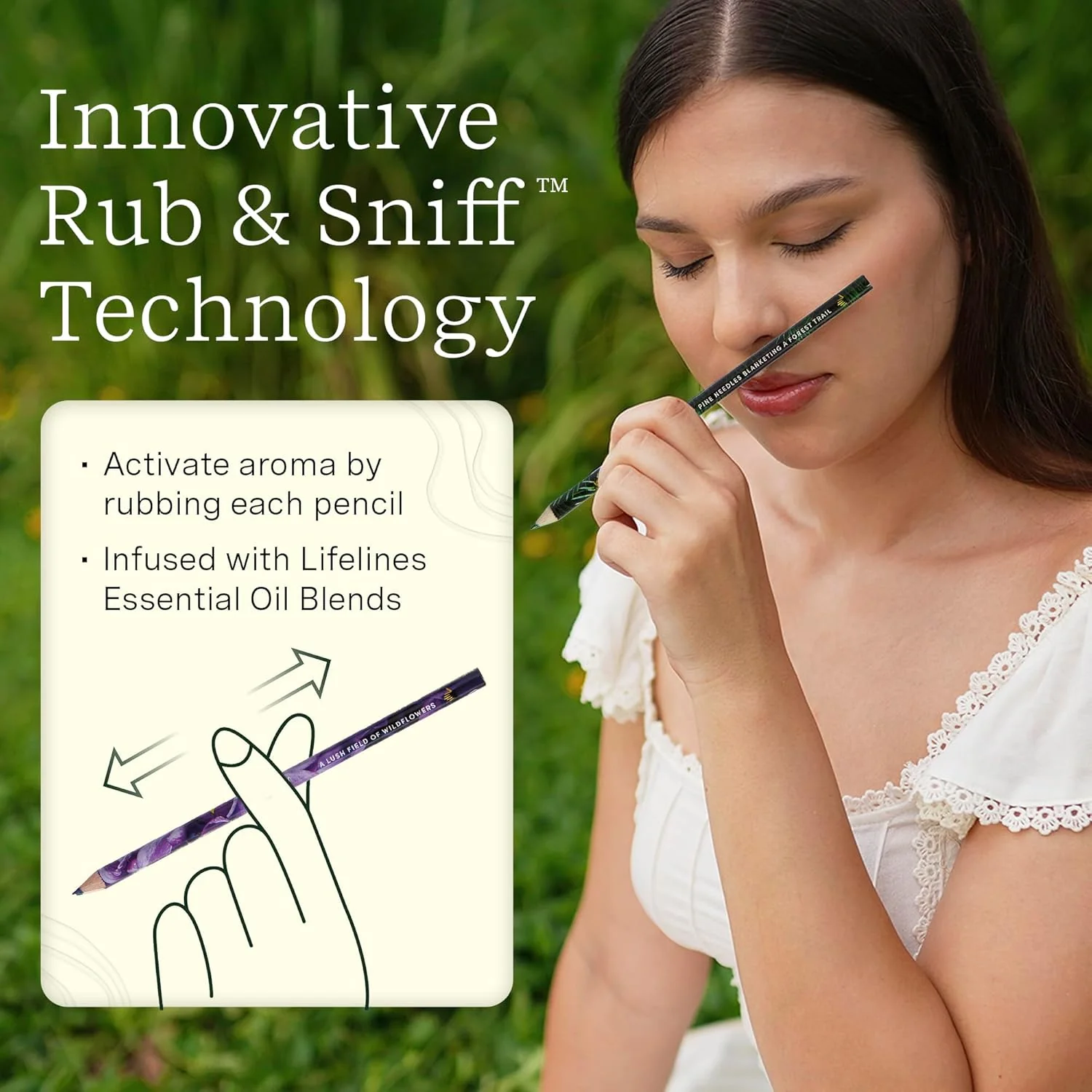 Rub & Sniff™ Scented Colored Pencils - Winter - Image 3